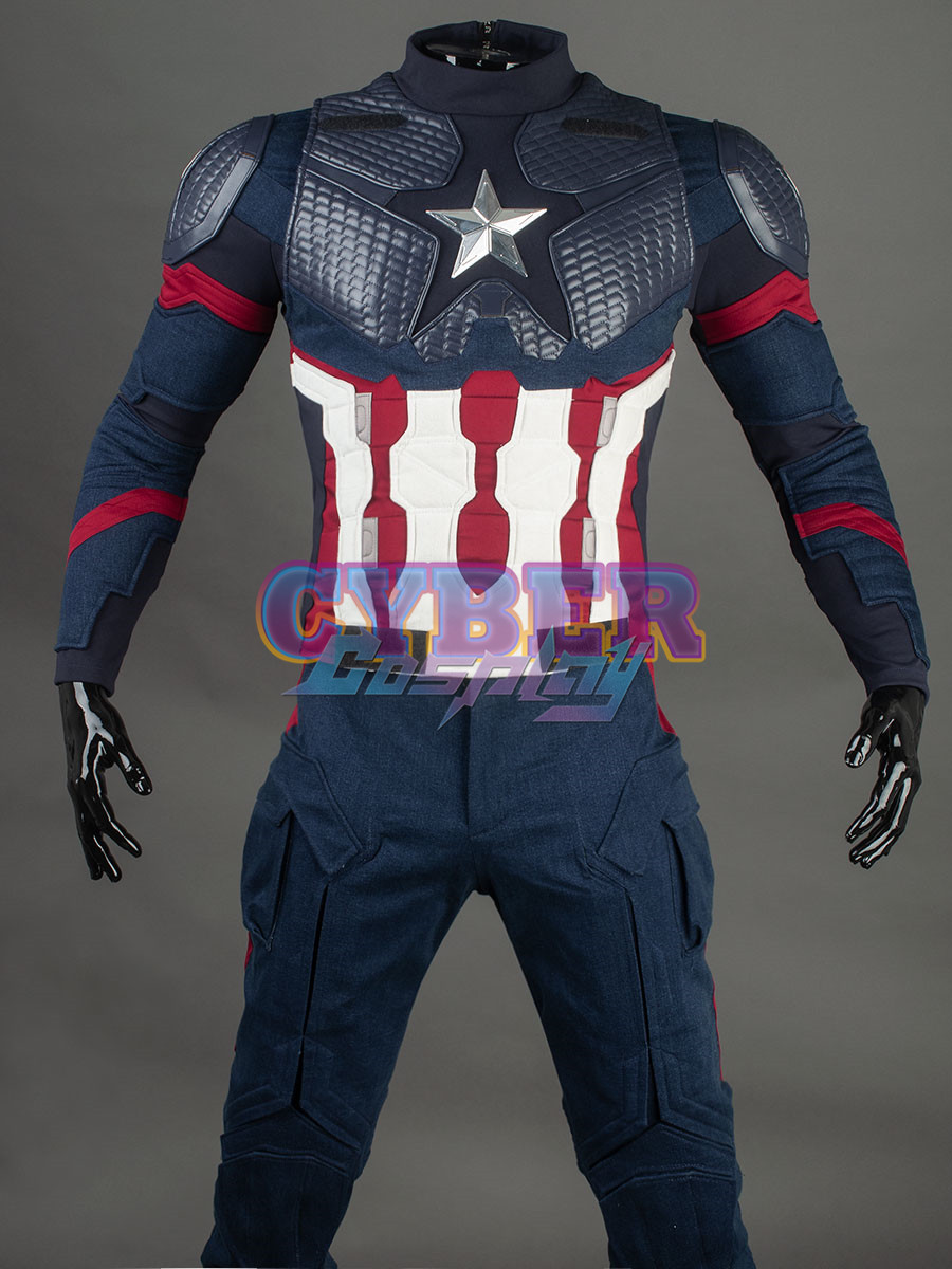 Avengers: Endgame - Steven Rogers Captain America Cosplay Costume mp004310