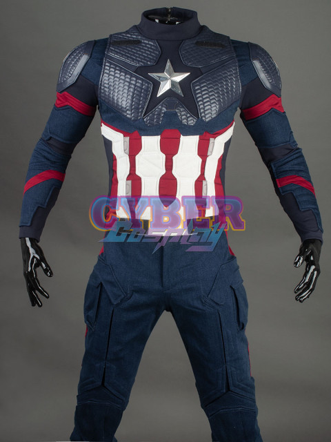 Avengers: Endgame - Steven Rogers Captain America Cosplay Costume mp004310