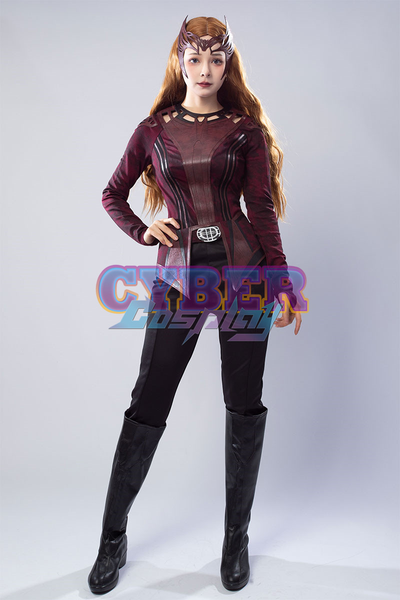 Doctor Strange in the Multiverse of Madness Wanda Scarlet Witch Cosplay Costume C01027