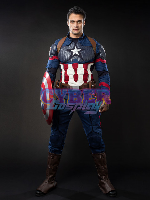 Avengers: Endgame - Steven Rogers Captain America Cosplay Costume mp004310