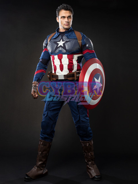 Avengers: Endgame - Steven Rogers Captain America Cosplay Costume mp004310