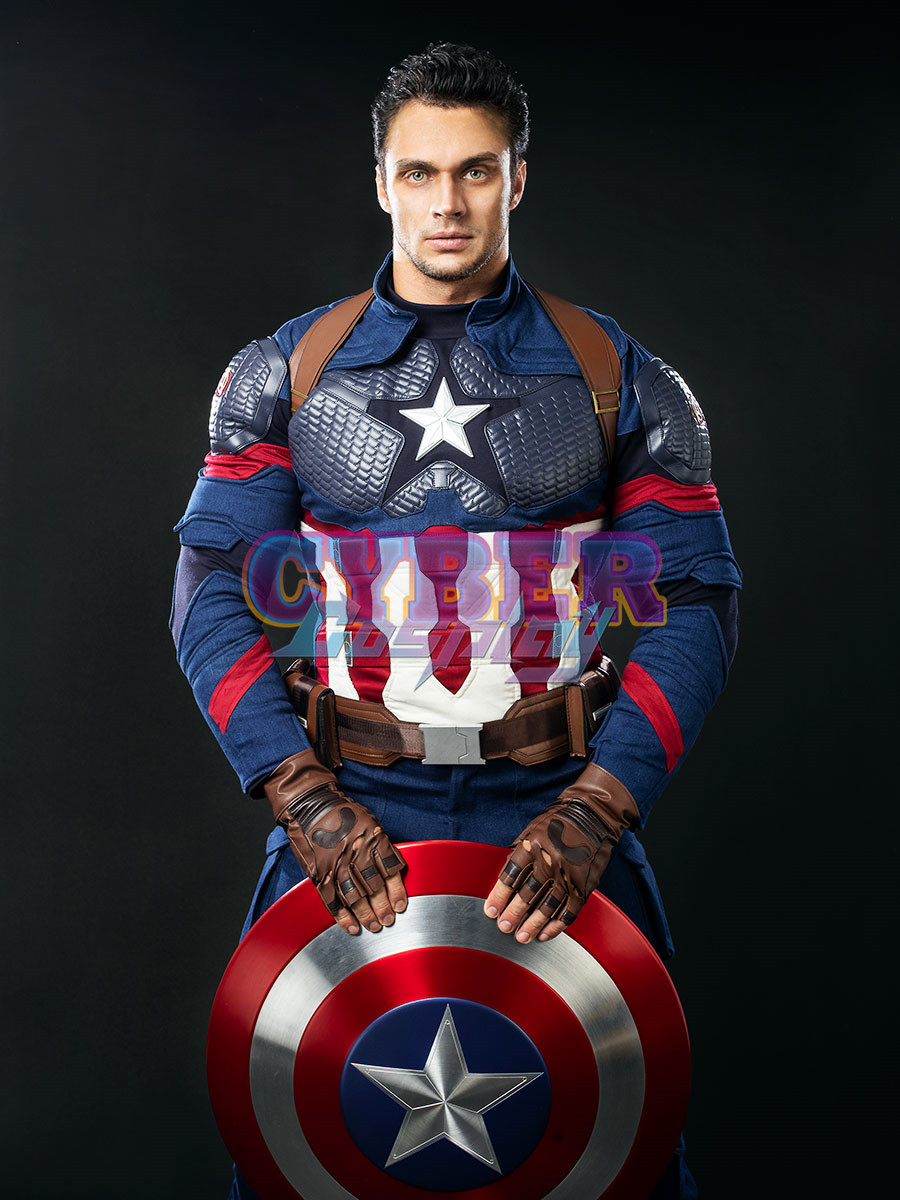 Avengers: Endgame - Steven Rogers Captain America Cosplay Costume mp004310
