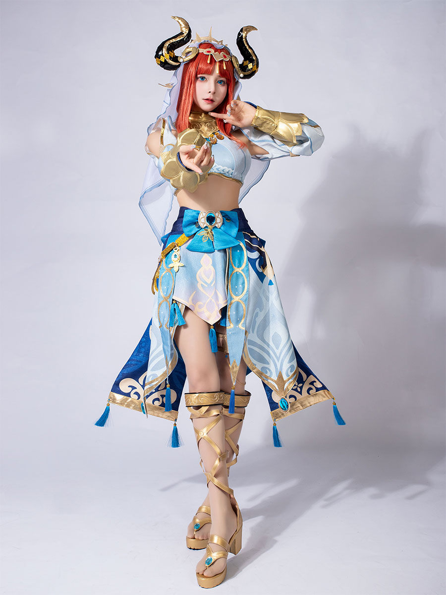 Game Genshin Impact Xumi NiLou Cosplay Costume Upgraded Version C07011