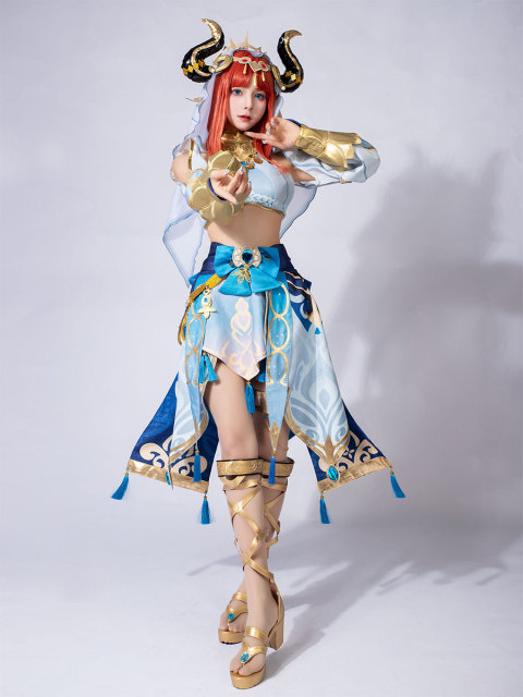 Game Genshin Impact Xumi NiLou Cosplay Costume Upgraded Version C07011