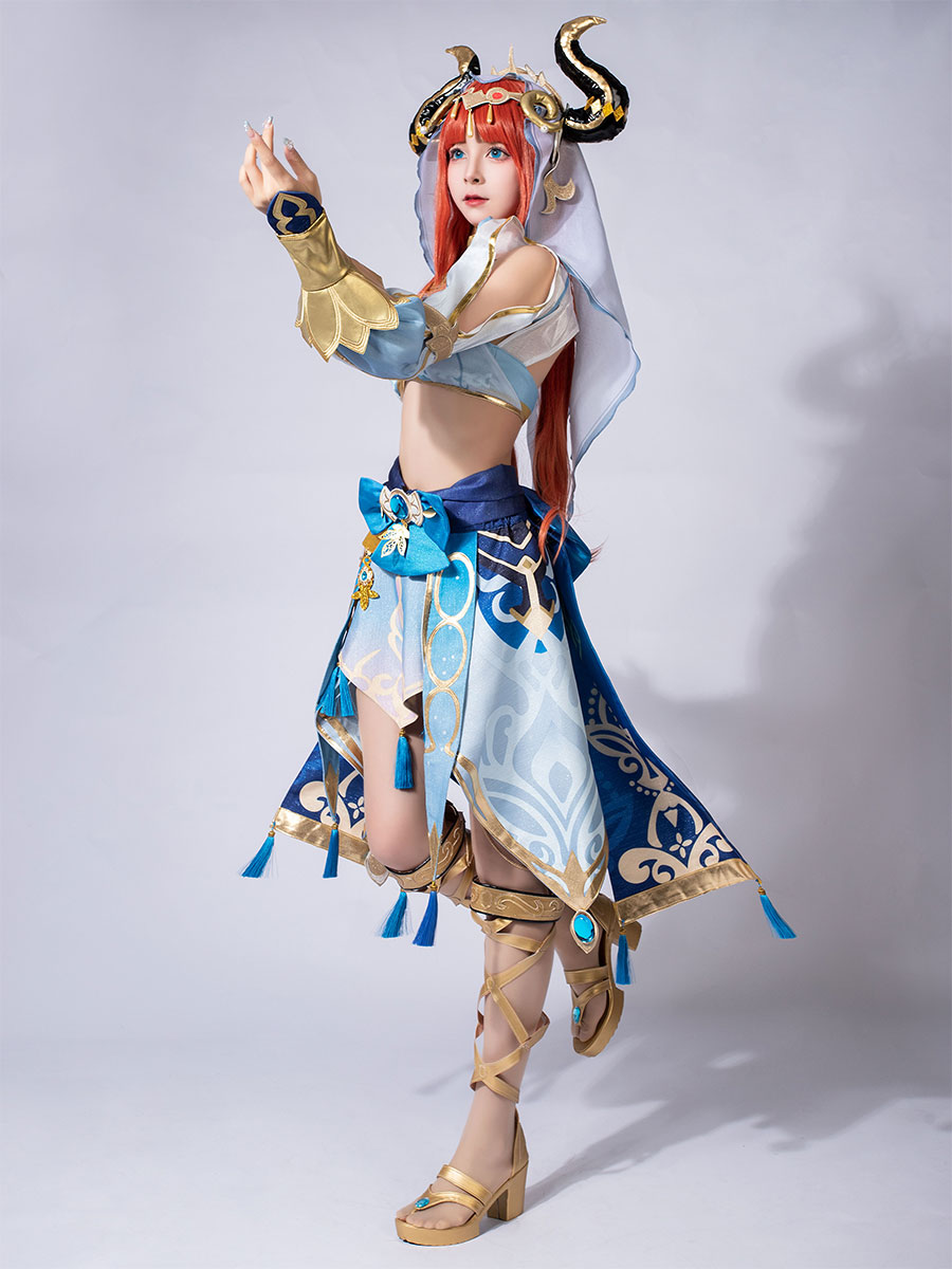Game Genshin Impact Xumi NiLou Cosplay Costume Upgraded Version C07011