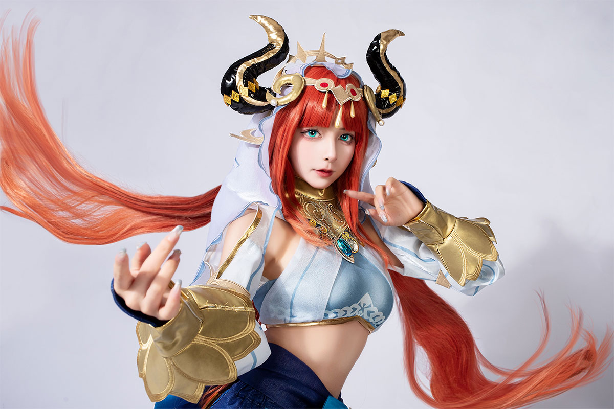 Game Genshin Impact Xumi NiLou Cosplay Costume Upgraded Version C07011