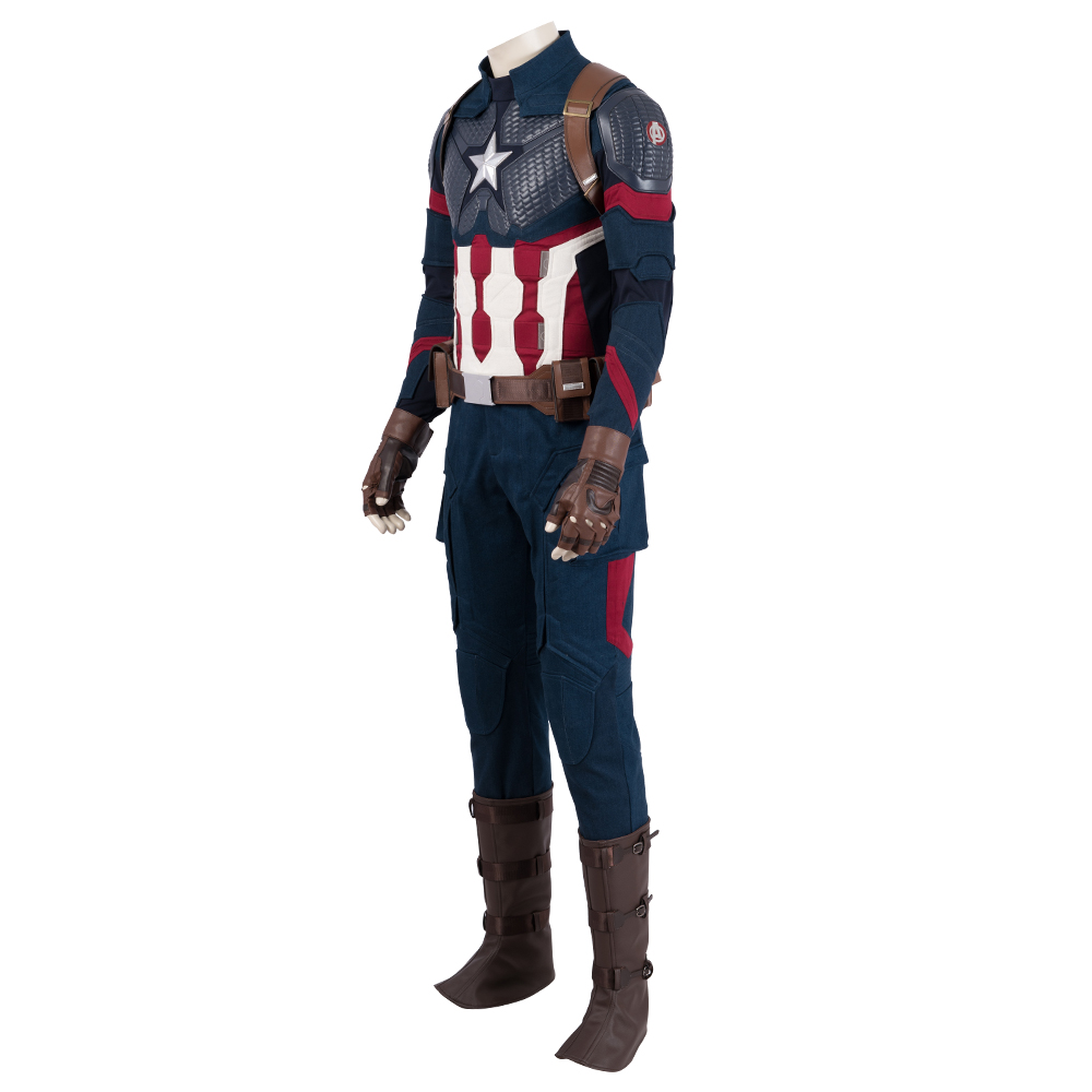 Ready to Ship Endgame Captain America Steve Rogers Cosplay Costume mp004310-103