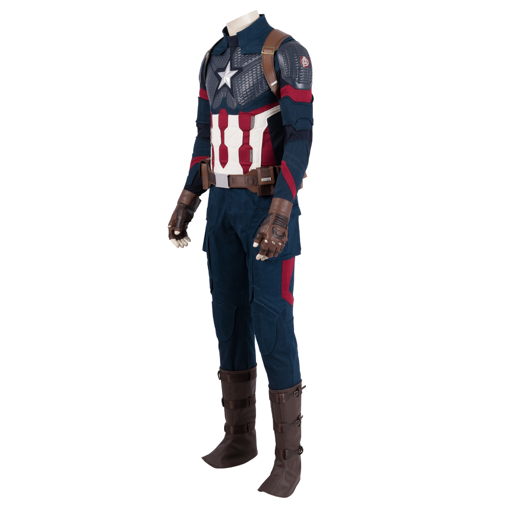 Ready to Ship Endgame Captain America Steve Rogers Cosplay Costume mp004310-103