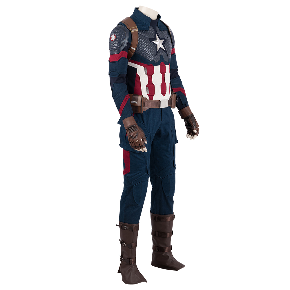 Ready to Ship Endgame Captain America Steve Rogers Cosplay Costume mp004310-103