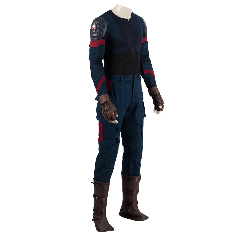 Ready to Ship Endgame Captain America Steve Rogers Cosplay Costume mp004310-103