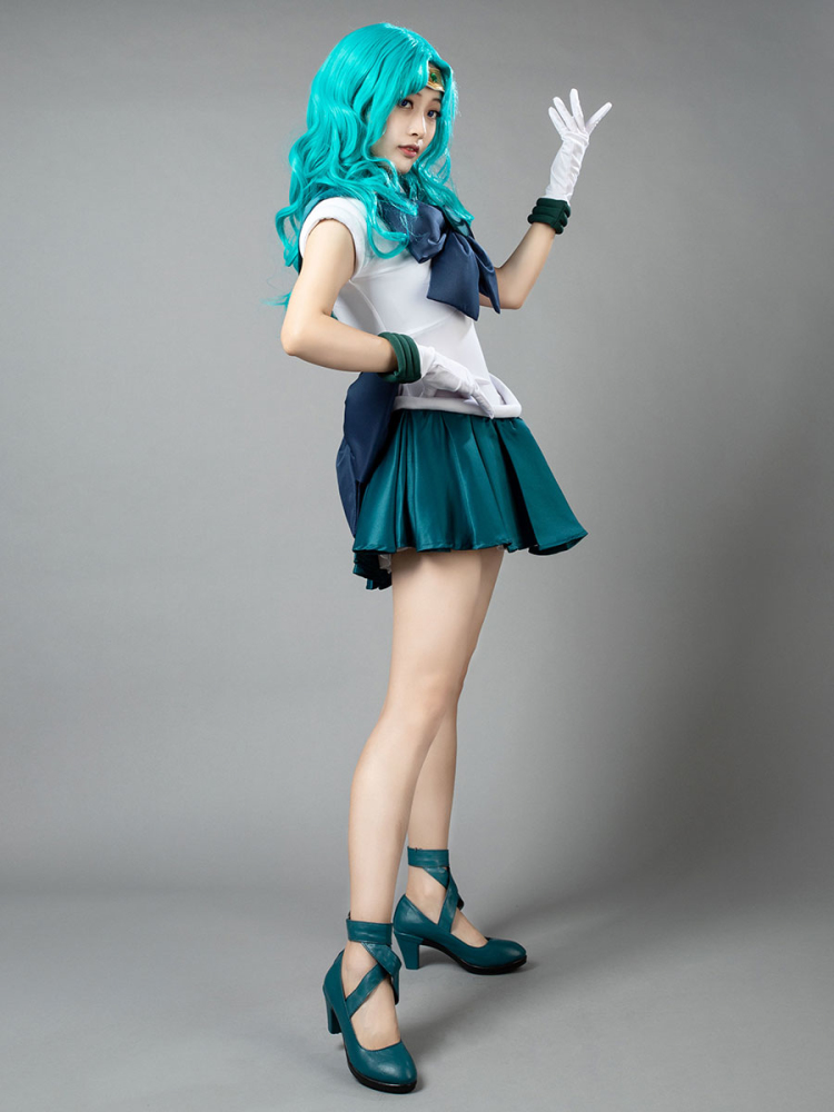 Sailor Moon Sailor Neptune Kaiou Michiru Cosplay Costume mp000515