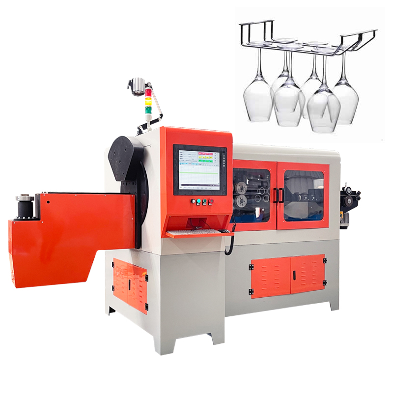 What advantages can the internal mold of the wire bending machine's rotating head bring?