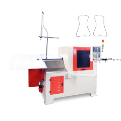 Hot sale CNC automatic 3d metal wire bending machine wire turning type for 4-10 mm