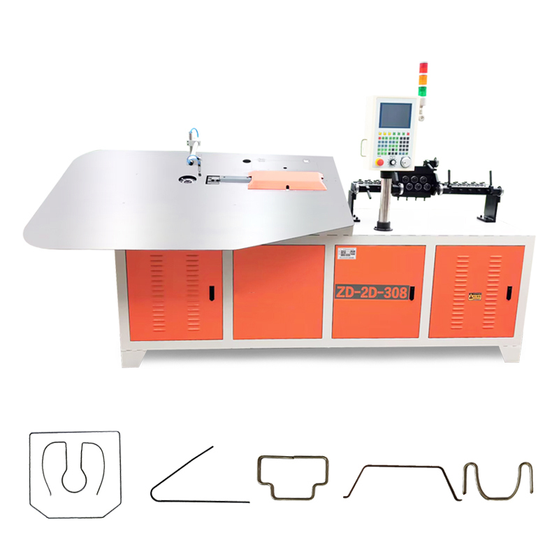 CNC fully automatic metal wire bending machine for making car seat 2D wire forming machine
