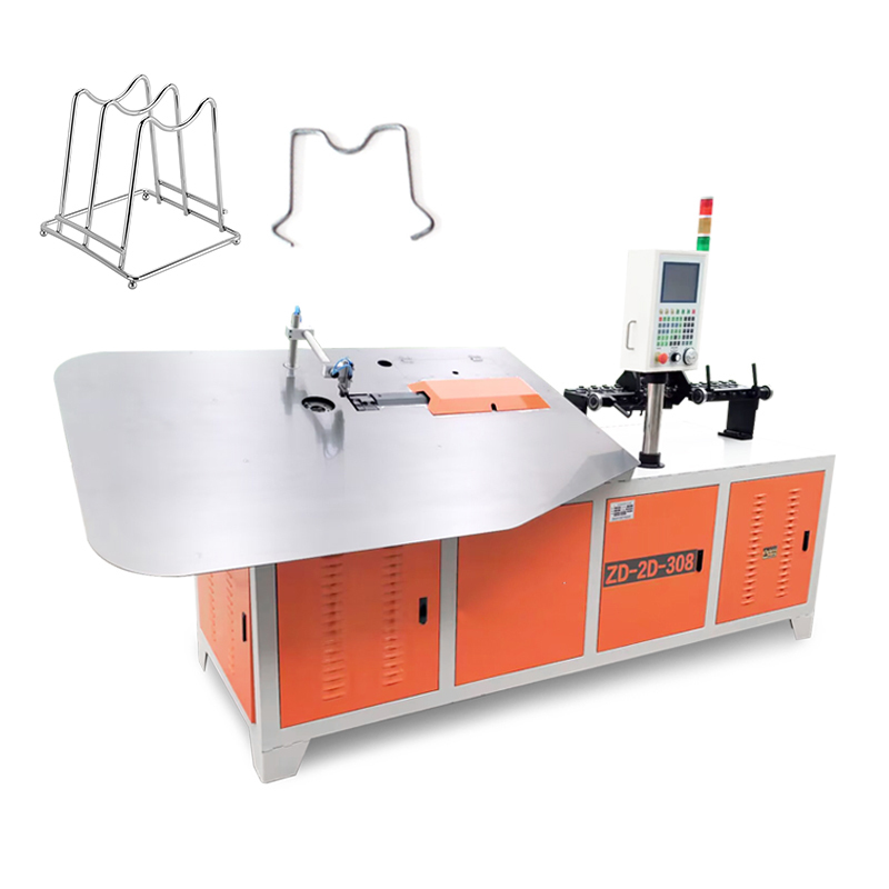 CNC fully automatic metal wire bending machine for making car seat 2D wire forming machine