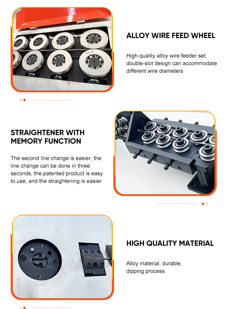 Multifunctional 2D CNC iron wire bending machine 12mm