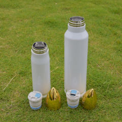 US warehouse Bullet tumbler sublimation blanks vacuum bottle 500ml