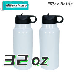 US warehouse Sublimation sport water bottle flask 20oz