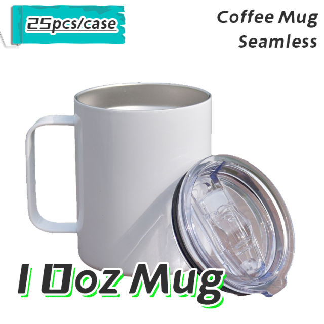 US warehouse 10oz seamless sublimation travel coffee mug