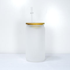 US warehouse 16oz sublimation glass jar