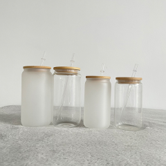 US warehouse 16oz sublimation glass jar