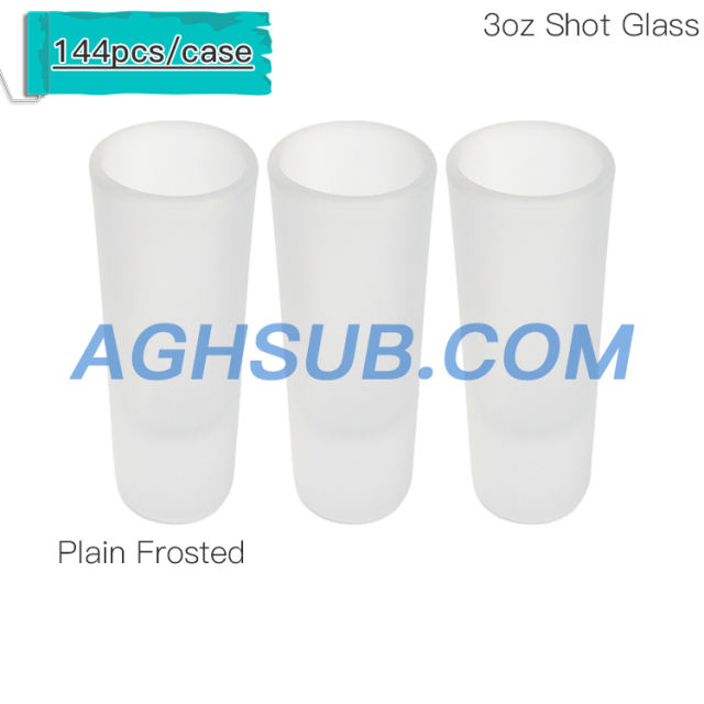 sublimation shot glass 1.5oz 3oz