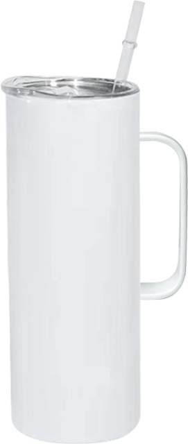 US warehouse 20oz sublimation straight tumbler with handle