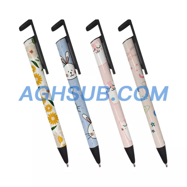 sublimation white ballpoint pen with wrap from China