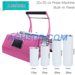 New 20oz 30oz multiple size assemble heat press machine