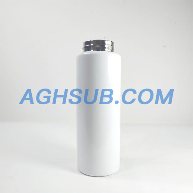 26oz sublimation double wall vaccum water bottle with sippy lock lids