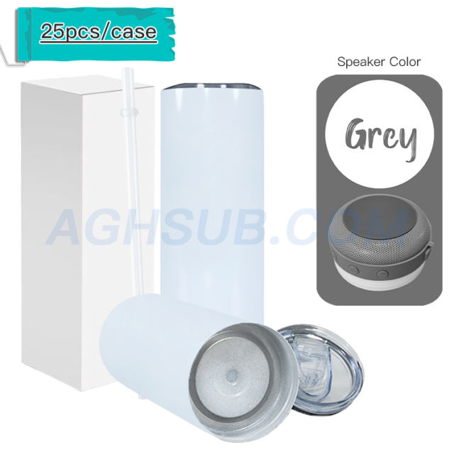 20oz sublimation straight speaker tumbler 25pcs pack