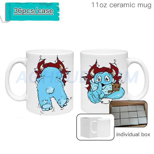 US warehouse 11oz ceramic sublimation mug
