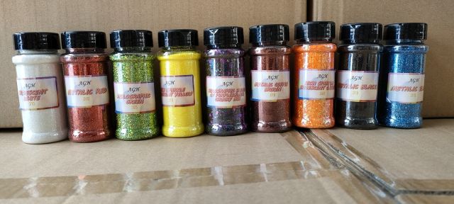 AGH glitter powder mix colors 9pcs