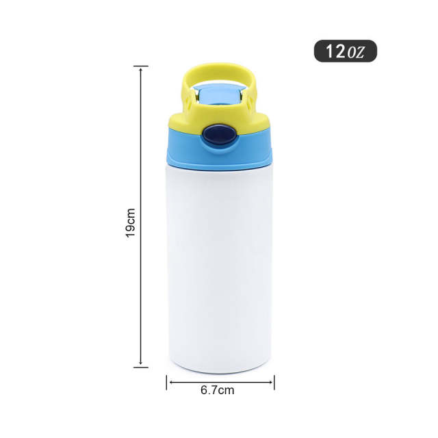 12oz sublimation kids water bottle