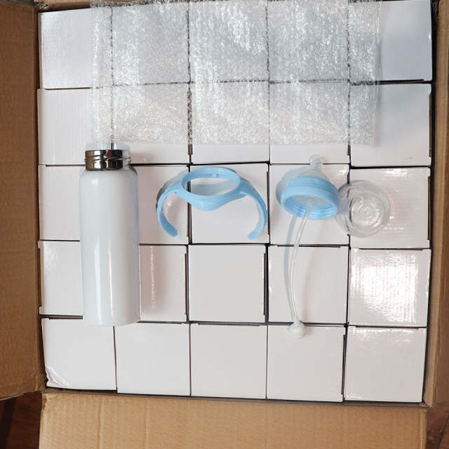 US warehouse 8oz  sublimation  baby bottle