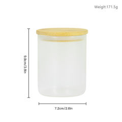 US Warehouse 10oz frosted sublimation candle jar