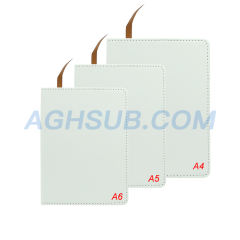 US warehouse A5 white sublimation notebook