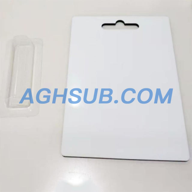US warehouse Sublimation MDF cash card 150*100mm with plastic money holder