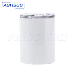 US warehouse 10oz Low Ball sublimation mug without handle