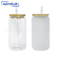 US warehouse 16oz sublimation glass jar