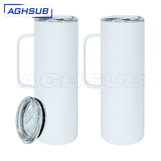20oz  sublimation straight tumbler with handle