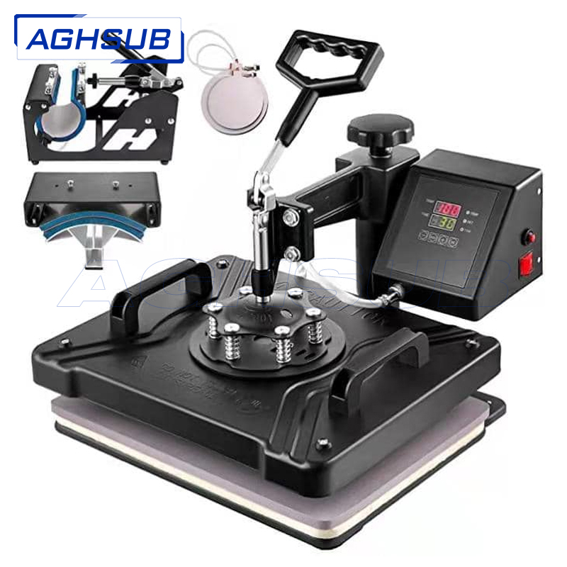 5 in 1 multifunctional heat press machine