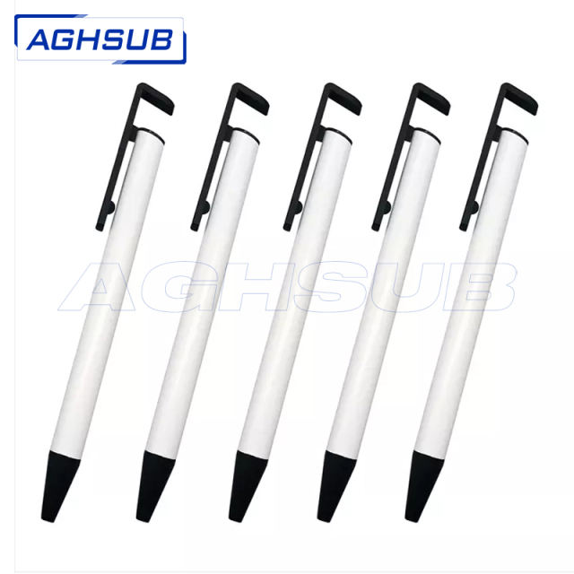 sublimation white ballpoint pen with wrap from China