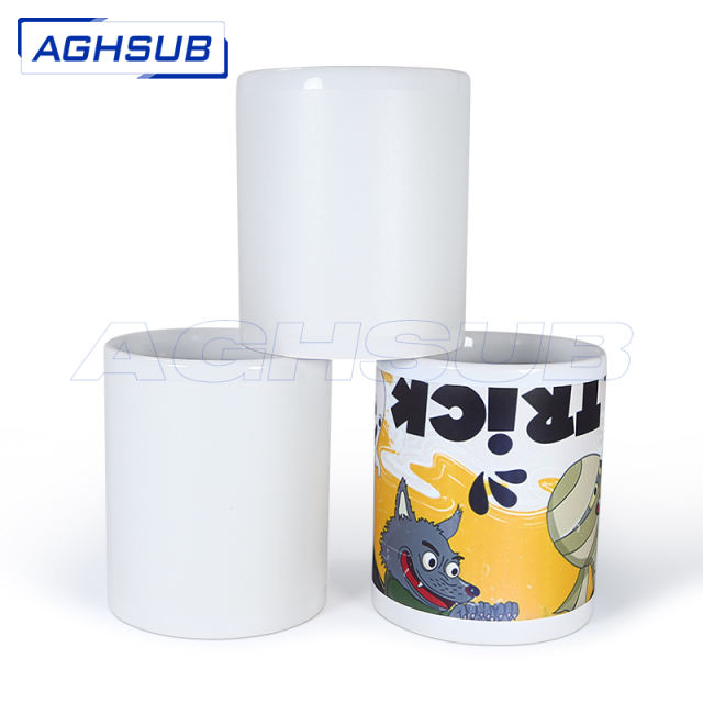 US warehouse 11oz ceramic sublimation candle jar