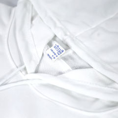 US warehouse sublimation white grey hoodie