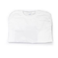 US warehouse sublimation white and grey crewneck blanks
