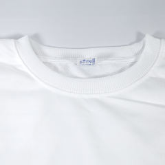 US warehouse sublimation white and grey crewneck blanks