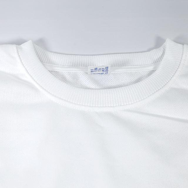 US warehouse sublimation white and grey crewneck blanks