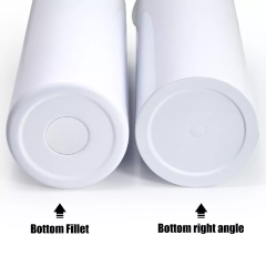US warehouse 20oz Glossy Flat Edge sublimation tumbler