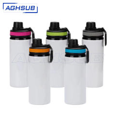US warehouse sublimation aluminum sport water bottle